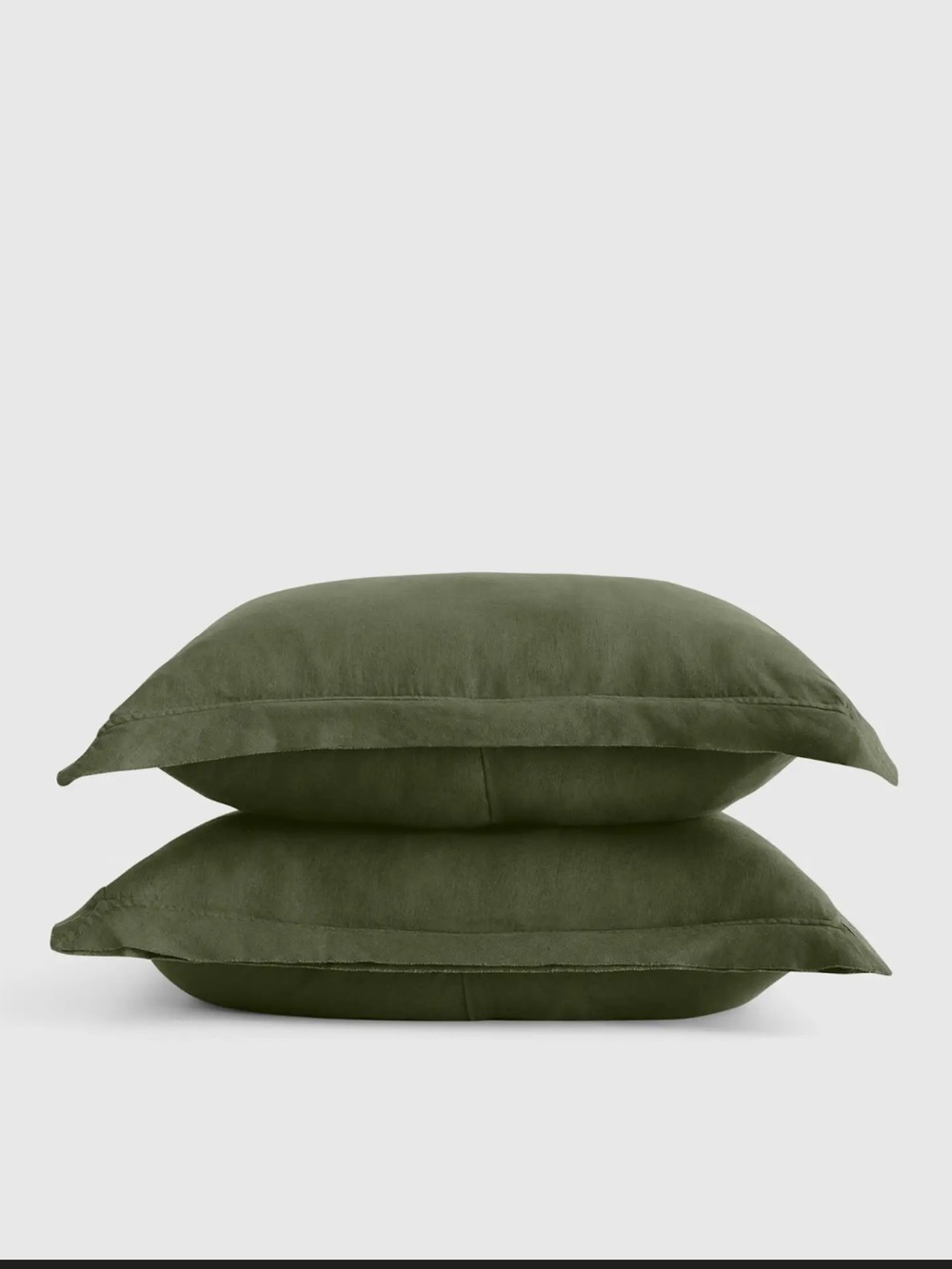 NWOT Quince Pine Double Flange Pillow Cases